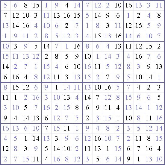 Sudoku Weekly - crazy Puzzle