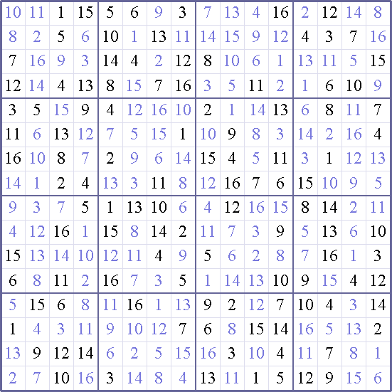 Sudoku Weekly - crazy Puzzle