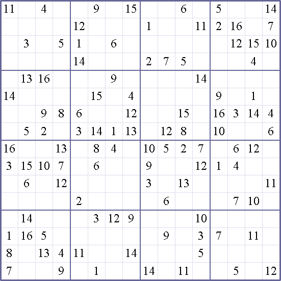 Sudoku Weekly - crazy Puzzle