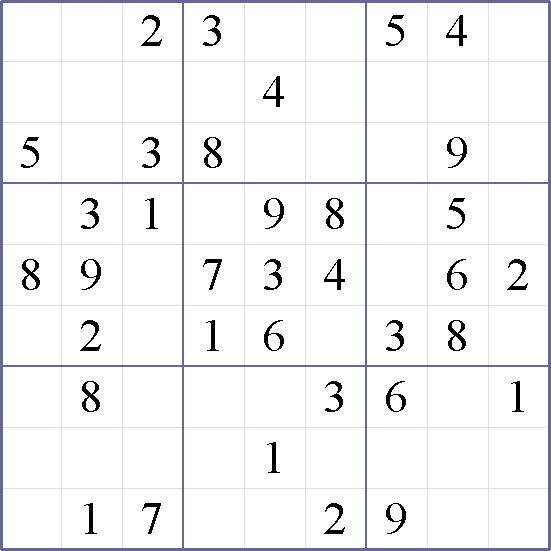 Sudoku Weekly - easy Puzzle