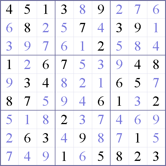 Sudoku Weekly - easy Puzzle