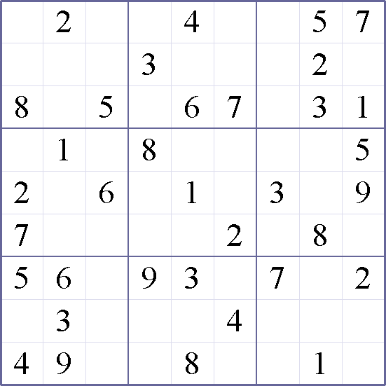 Sudoku Weekly - easy Puzzle