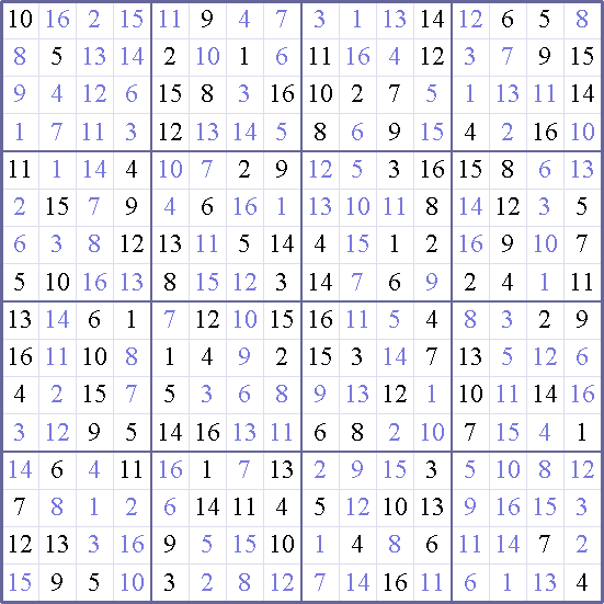 Sudoku Weekly - hard Puzzle