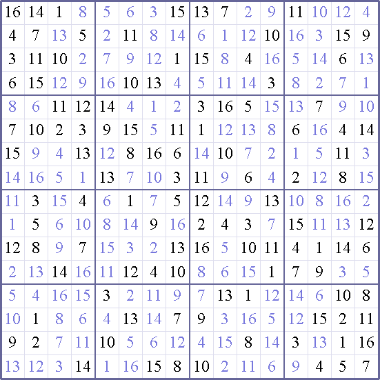 Sudoku Weekly - hard Puzzle