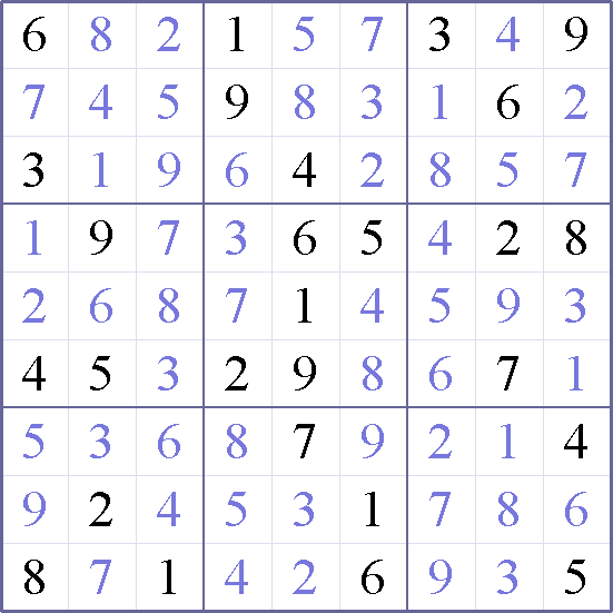 Sudoku Weekly - hard Puzzle