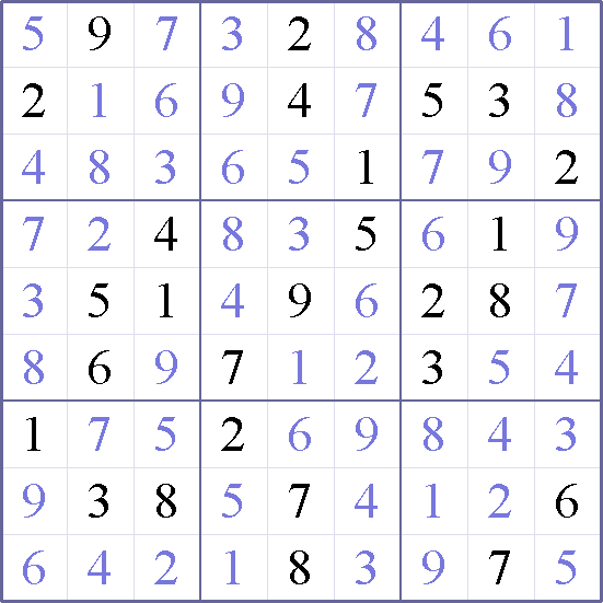 Sudoku Weekly - hard Puzzle