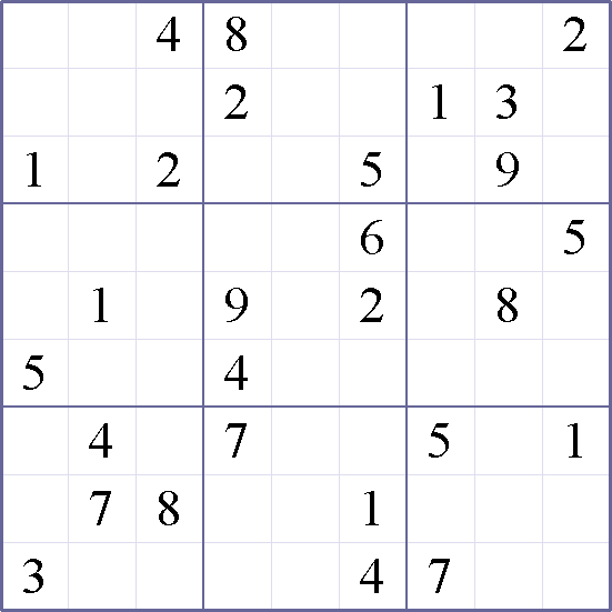 Sudoku Weekly - hard Puzzle