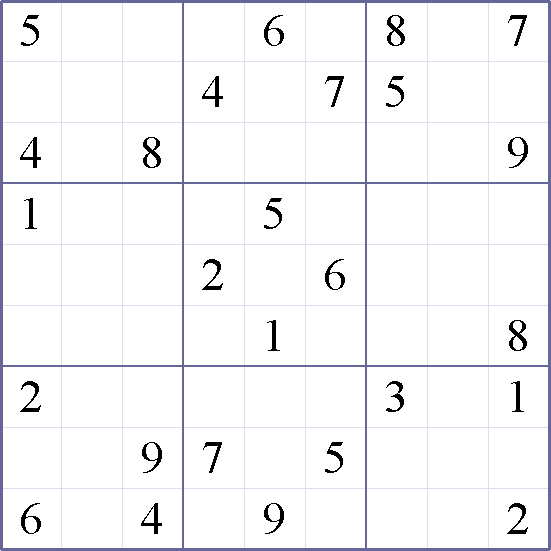 Sudoku Weekly Free Online Printable Sudoku Games! 9x9 hard Puzzle