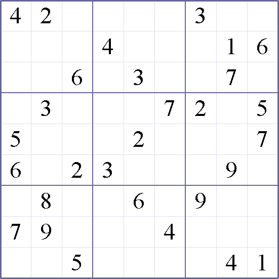 Sudoku Weekly - medium Puzzle