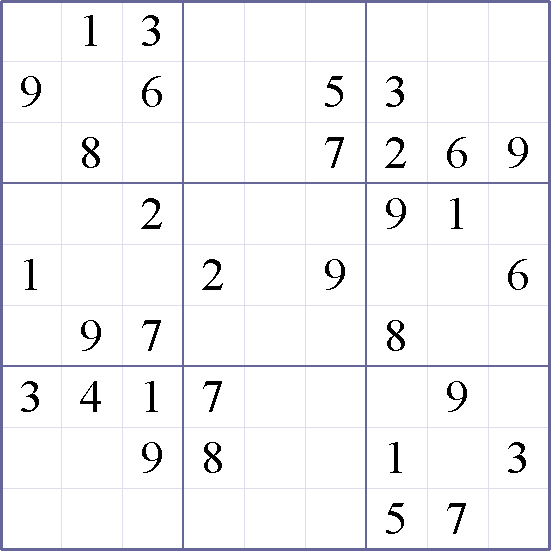 Sudoku Weekly - medium Puzzle